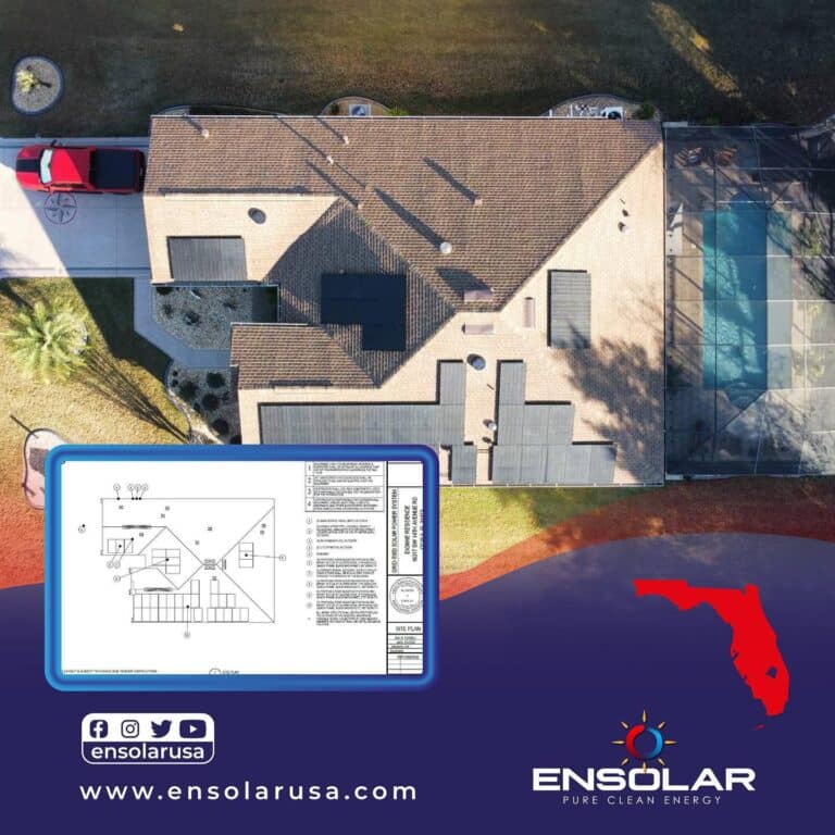 Solar panel installation by Ensolar on South Tampa Ensolar USA